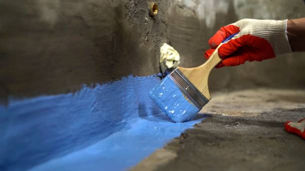 Commercial Waterproofing project at a Fountain, MI business property by SJ Waterproofing Pros